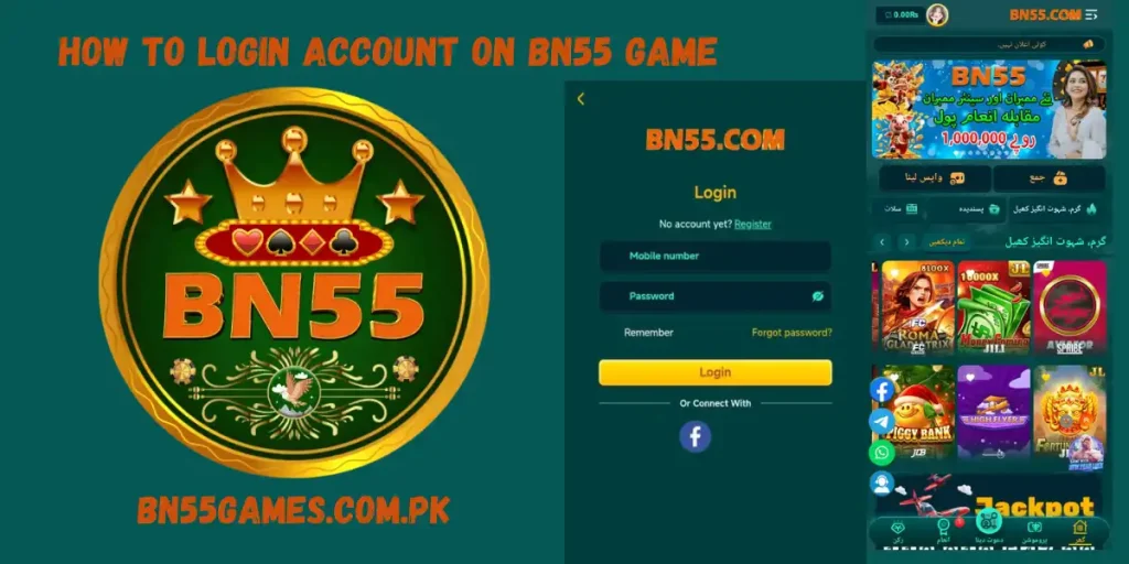 Login Account on BN55 game